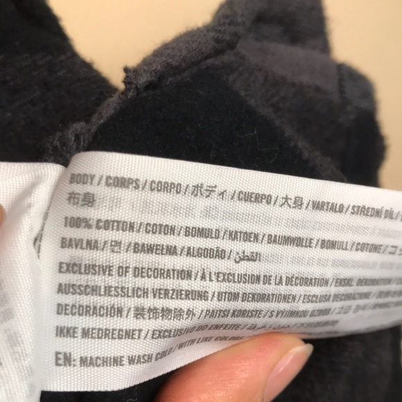 Abercrombie & Fitch Soft A&F Collection Women’s Thick Plaid Flannel Shacket - Picture 10 of 10